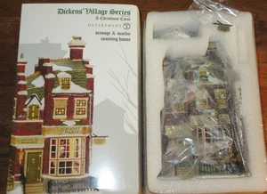 Dept 56 Dickens Village Scrooge & Marley Counting House 58483 beleuchtetes Bldg NEU IN VERPACKUNG - Bild 1 von 7