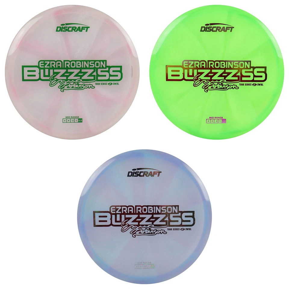 Discraft Disc Golf Ezra Robinson 2025 Tour Series Z Swirl Buzzz SS 5/4/-2/1 - Image 1 of 1
