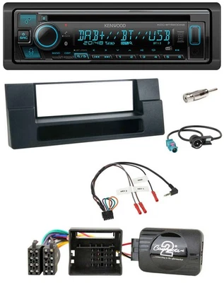 Kenwood Bluetooth DAB CD Lenkrad USB Autoradio für BMW 5er 01-04 E39 Aktivsystem - Bild 1 von 4