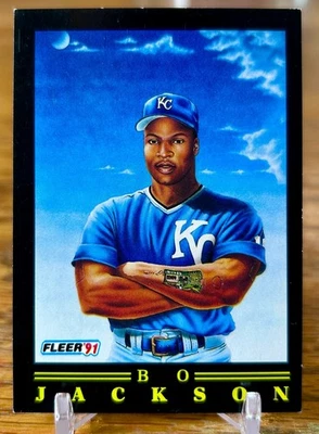 Tarjeta Fleer Bo Jackson Pro Vision 1991 #5 de 12 Royals Foto 1 de 2