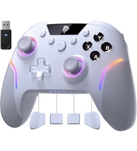 EasySMX X20 Wireless Game Controller RGB Dual Vibration PC/Switch/iOS/Android - Picture 1 of 8