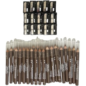 30 Covergirl Easy Breezy Eyebrow Pencils #510 Soft Brown #9 + 15 Sharpeners - Picture 1 of 9