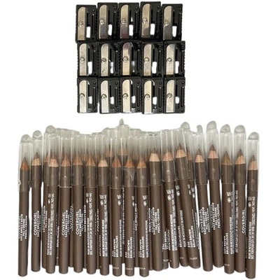 30 Covergirl Easy Breezy Eyebrow Pencils #510 Soft Brown #9 + 15 Sharpeners - Image 1 of 4