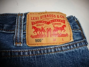 LEVI STRAUSS & CO. 505 BLUE JEANS W38-L36 - leicht getragen - kostenloser Versand - Bild 1 von 12