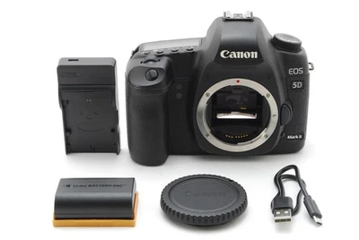 【COMO NUEVO S/C 17831】Cuerpo de cámara digital Canon EOS 5D Mark II 21,1 MP negro Foto 1 de 4