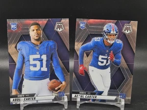 2025 Mosaic Football Rookie - Abdul Carter Base + Variation (317/282) Giants - Bild 1 von 2