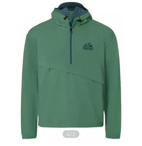 Chaqueta con Capucha Marmot '96 Active Anorak Para Hombre Mediana Trébol/Jungla Oscura $125 Nueva Con Etiquetas - Imagen 1 de 4