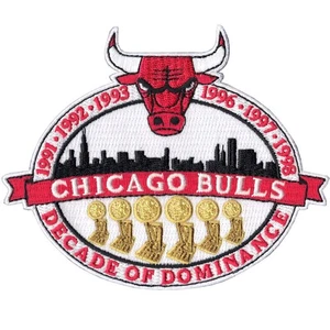 Michael Jordan's Chicago Bulls NBA Championships 'Decade of Dominance' Patch - Bild 1 von 1