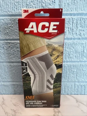 ACE Knitted Knee Brace with Side Stabilizers - Small - Image 1 of 4