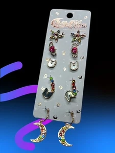 Juego de pendientes Sailor Moon Gem - Imagen 1 de 3