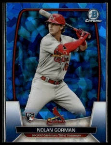 Nolan Gorman 2023 Bowman Chrome Sapphire Edition RC #48 St. Louis Cardinals - Bild 1 von 2
