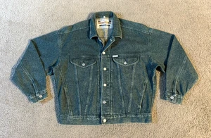VTG 90s Guess Georges Marciano Men's Trucker Denim Jean Jacket - Size Medium - Picture 1 of 5
