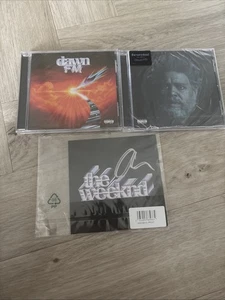 The Weeknd 'Dawn FM' Hand Signed CD - Foto 1 di 5