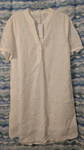 Nuevo Top Anany túnica larga forrada de encaje blanco XXL - Imagen 1 de 10