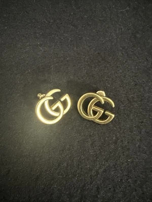 Pendientes Gucci Vintage Tono Oro. Foto 1 de 4
