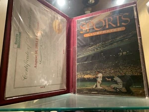 vintage first issue of sports illustrated with COA, All Cards Are Intact🔥🔥🔥 - Picture 1 of 3