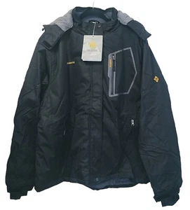 Womens Mountain Waterproof Ski Snow Jacket Winter Windproof Rain Jacket 3XL Coat - Picture 1 of 11