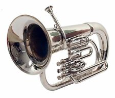 On Deal Nickel Bb Euphonium With Free Hard Case+ Mouthpiece