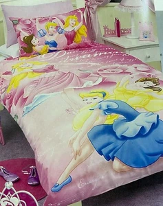 Disney Princess SINGLE Quilt Cover Set- Ballerina Cinderella Aurora Belle, dance - Picture 1 of 4