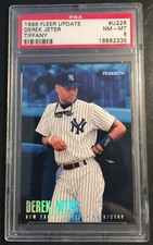1996 FLEER UPDATE DEREK JETER TIFFANY ROOKIE #U226  PSA 8 YANKEES (335)