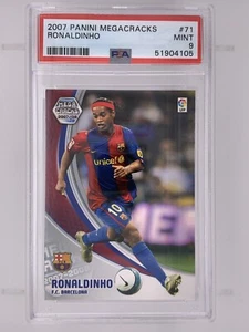 2007 Panini Megacracks #71 Ronaldinho PSA 9 - POP 3 - Foto 1 di 2