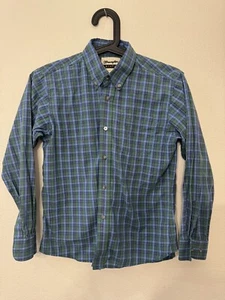 Wrangler Riata Western Shirt Youth Size L (10-12) Blue Plaid - Picture 1 of 5