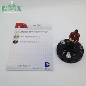 Heroclix Batman set Lucius Fox #041 Rare figure w/card! - Picture 1 of 1