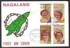 Nagaland 1985 Girl Guides 75Th Anniv Red Op Queen Mother Imperf Ms Fdc