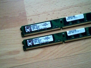 MEMORIE RAM 2x2GB DDR2 800mhz marca KINGSTONE - Foto 1 di 1