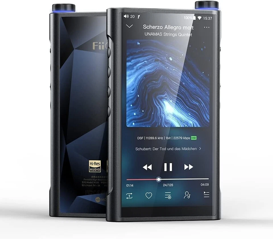 FiiO M15S Reproductor de Audio Portátil, 64GB, Android 10, Nuevo, EMBALAJE ORIGINAL, De Distribuidor - Imagen 1 de 1