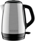 BLACK+DECKER KE1700SD-2: 1.7 L Stainless Steel Electric Cordless Kettle - Silver