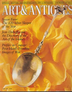 ART & ANTIQUES MAGAZINE APRIL 1991 *SPOON FEVER/JEAN DUBUFFET* - Imagen 1 de 1