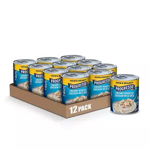 Rich & Hearty, Creamy Roasted Chicken Wild Rice Canned Soup, Gluten Free, 18.5 o - Picture 1 of 5