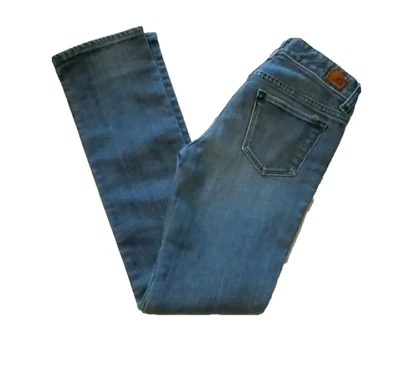 X2 Slim Fit Blue Low Rise Straight Leg Blue Jeans SIZE 0 - Image 1 of 4
