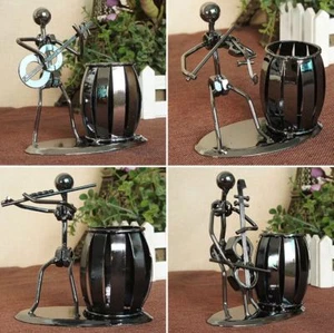 Metal Pen Stand Container Pencil Holder Pot Stationary Storage Desktop Organizer - Picture 1 of 28