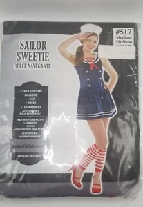 New Sailor Sweetie Halloween Costume Junior Size Medium 7-9  - Picture 1 of 4