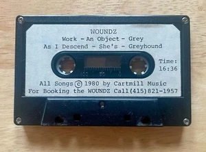 Woundz (Wounds) 1980 SF new wave punk demo tape 6 unreleased tracks *HEAR* - Foto 1 di 2