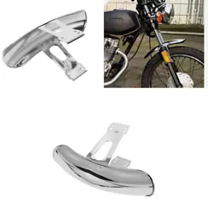 Chrome CNC Motorcycle Front Fender MudGuard Cover Protector Fit for Honda CG125 - Picture 1 of 10