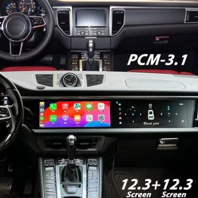 Autoradio Android per Porsche Macan 2013-2018 Aggiornamento 2025 Touch Screen Carplay