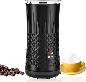 Milchaufschäumer elektrisch, 240 ml Milchaufschäumer, 4-in-1 Milchwärmer, schäumend für Kaffee - Bild 1 von 5