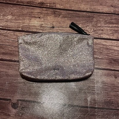 Ipsy Pink Glitter Bag Makeup Cosmetic Pencil Storage Travel - Image 1 of 4