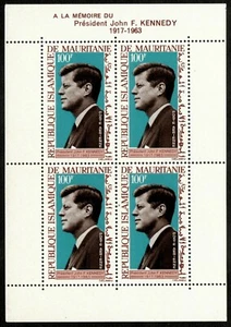 Mauritania 1964 - JFK, Pres Kennedy In Memoriam - Souvenir Sheet - C40a - MNH - Picture 1 of 1