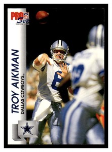 1992 Pro Set  #473 Troy Aikman - Dallas Cowboys