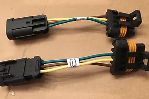 16-21 POLARIS GENERAL TO LED RZR 1000 XP HEADLIGHT CONVERSION WIRE HARNESS PLUGS - Picture 1 of 5