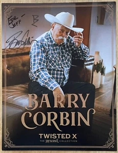 BARRY CORBIN, 100% AUTHENTIC AUTOGRAPHED 8 1/2" x 11" PHOTO, THE FANTASTIC ACTOR - Imagen 1 de 1