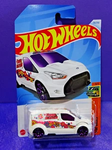 2024 Hot Wheels Ford Transit Connect Treasure Hunt, HW VANS 3/5. Long Card - Imagen 1 de 10