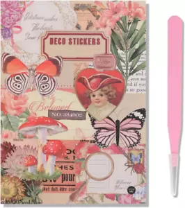 200PCS Scrapbook Stickers Set, Vintage Cute Animal Journaling Aesthetic Stickers - Picture 1 of 7