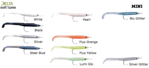 ARTIFICIALE PESCA TRAINA BOMBARDA SPINNING DELTA MINI ANGUILLINE 65 MM - SPIGOLA - Imagen 1 de 1