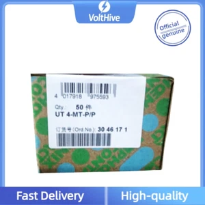 10PCS New Phoenix UT 4-MT-P/P Knife Switch Terminal Block 500V 20A 3046171 - Picture 1 of 3