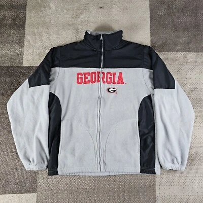 Y2K Georgia Bulldogs Reebok Heisman Fleece Denali Jacket Mens M - Image 1 of 4